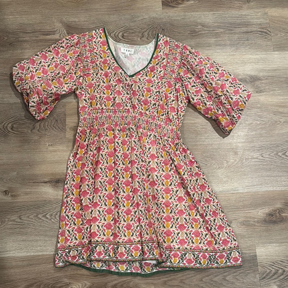 Floral Pink and Green THML